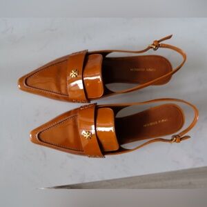 Patent Leather Slingback Pumps